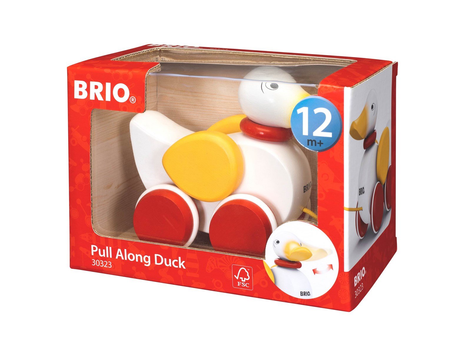 Brio BRIO Nachziehente, weiß Brio BRIO Nachziehente, weiß